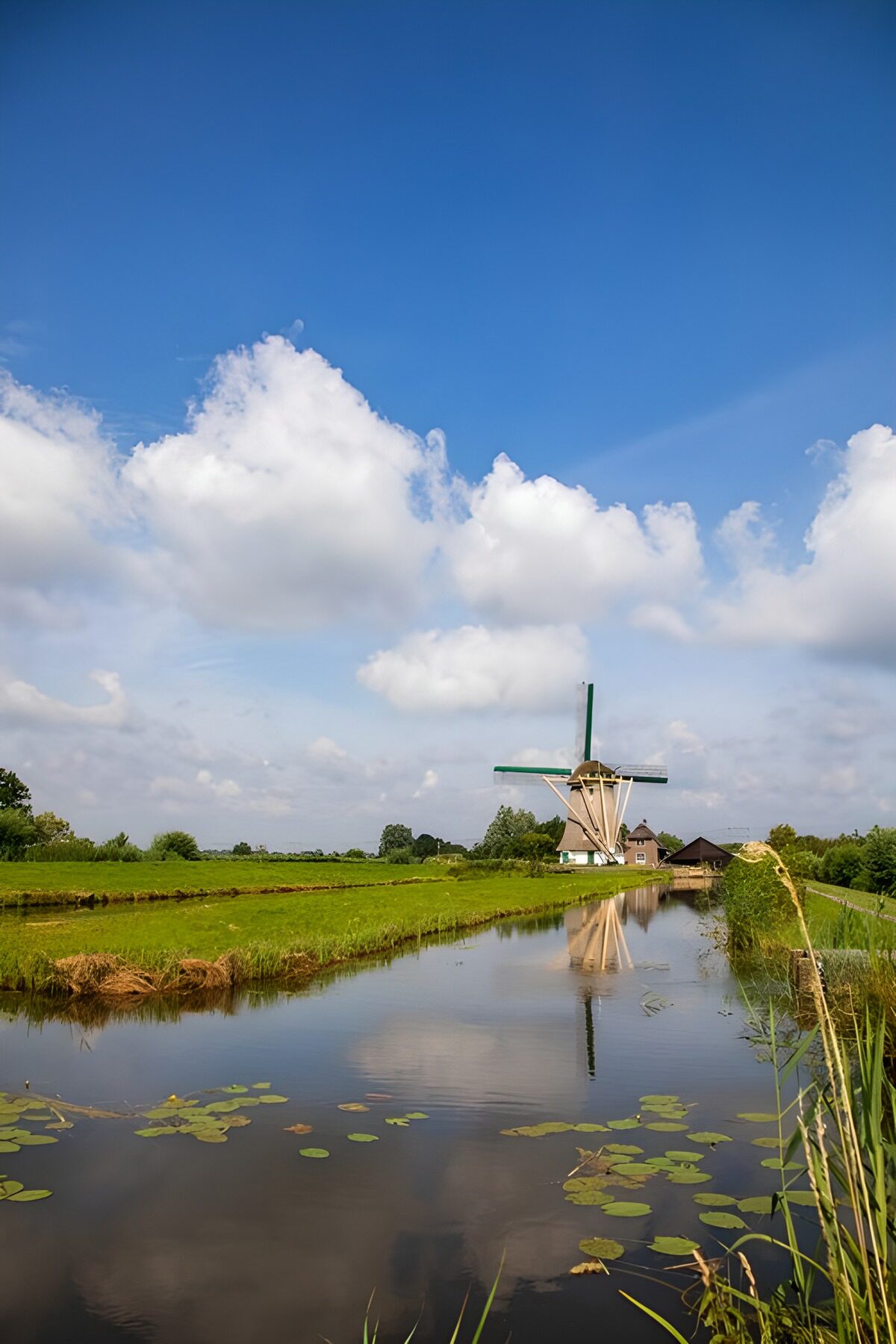 Wo die Windmühle den Wolken begegnet