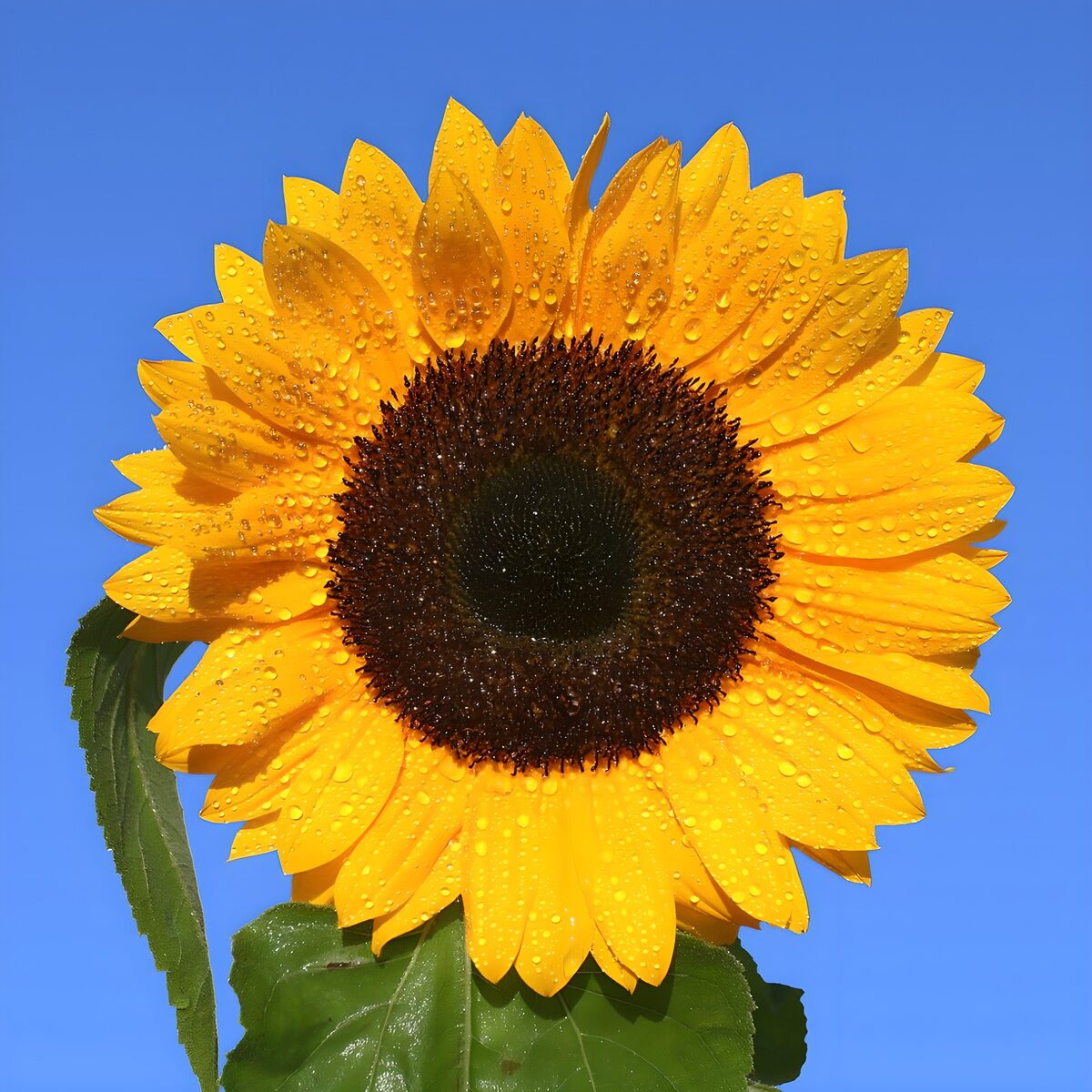 Sonnenblume in leuchtendem Gelb